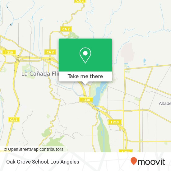 Oak Grove School map