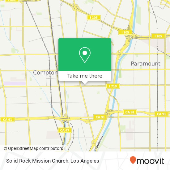 Mapa de Solid Rock Mission Church
