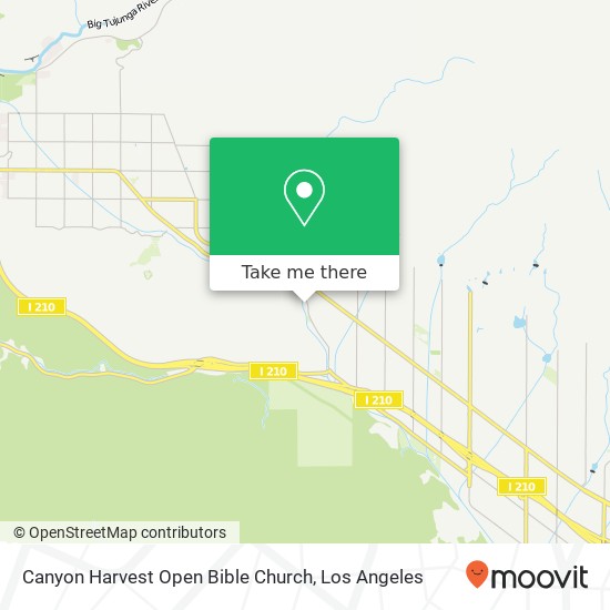 Canyon Harvest Open Bible Church map