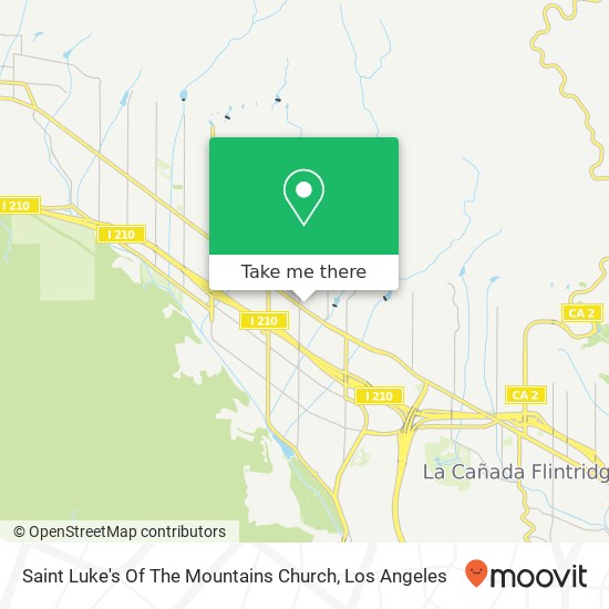 Saint Luke's Of The Mountains Church map