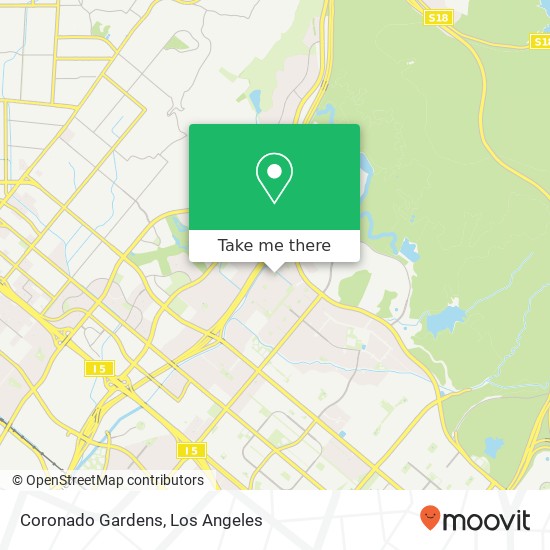 Mapa de Coronado Gardens