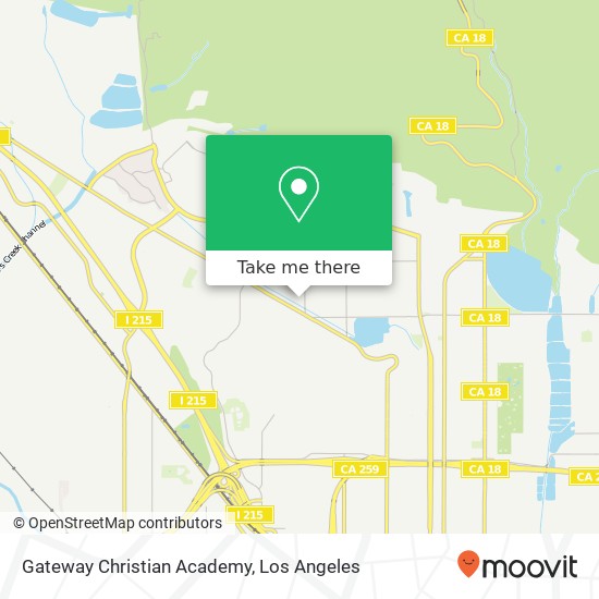 Mapa de Gateway Christian Academy