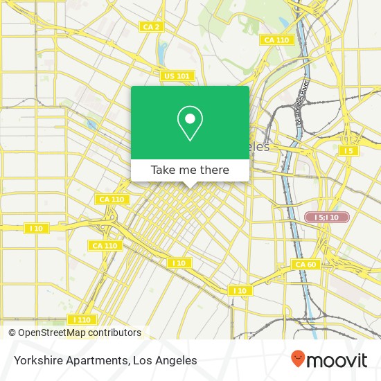 Yorkshire Apartments map