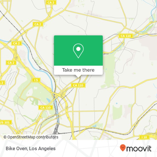 Mapa de Bike Oven