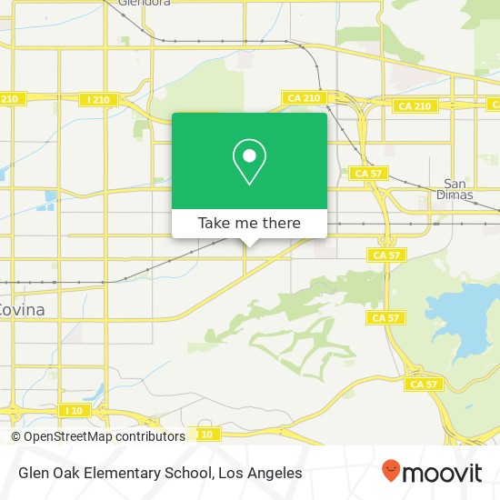 Glen Oak Elementary School map