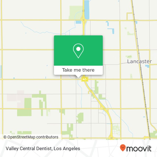Valley Central Dentist map