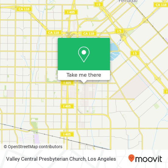 Valley Central Presbyterian Church map