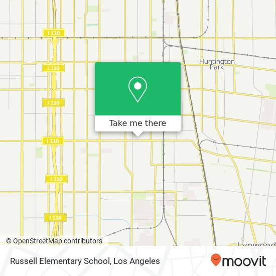 Mapa de Russell Elementary School