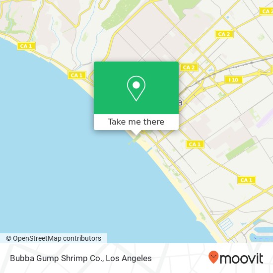 Bubba Gump Shrimp Co. map