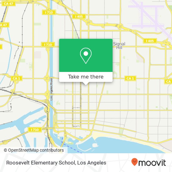 Mapa de Roosevelt Elementary School