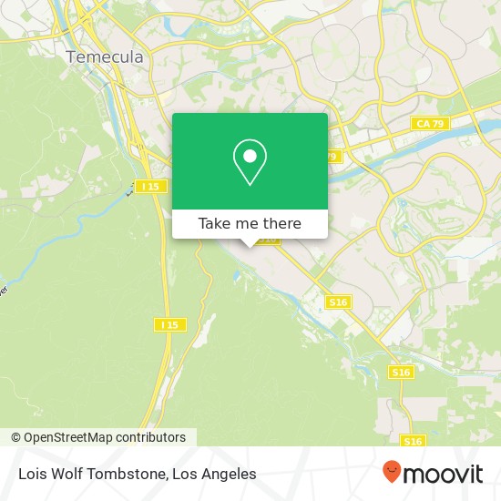 Mapa de Lois Wolf Tombstone