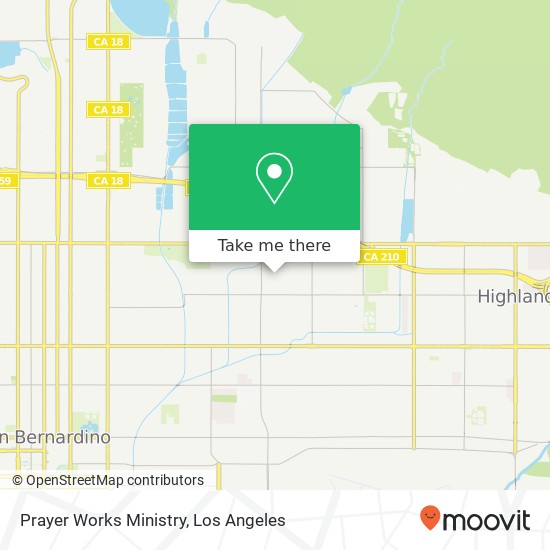 Prayer Works Ministry map