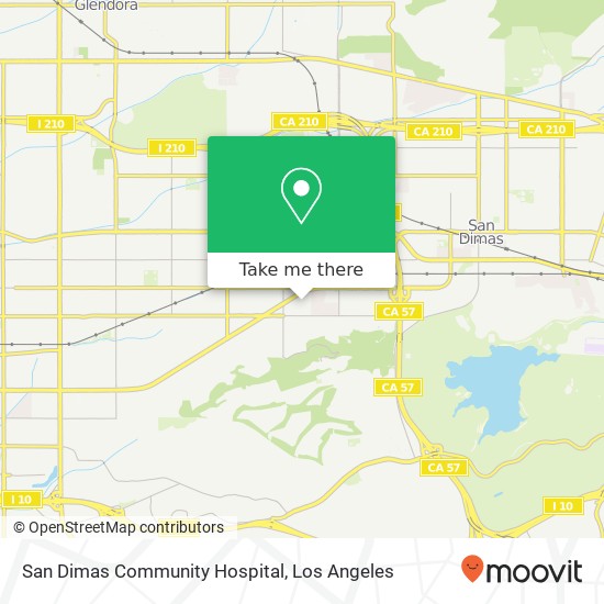 San Dimas Community Hospital map