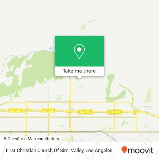 First Christian Church Of Simi Valley map