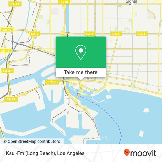 Ksul-Fm (Long Beach) map