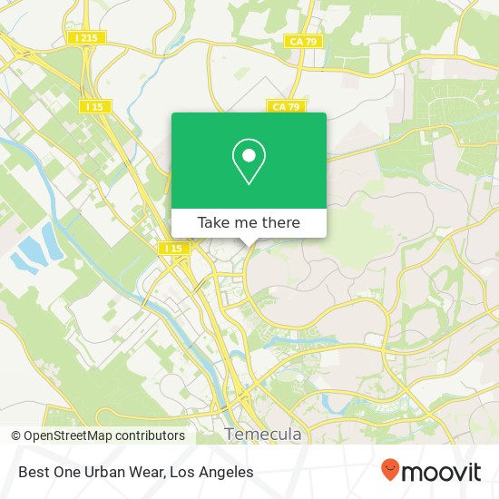 Best One Urban Wear map