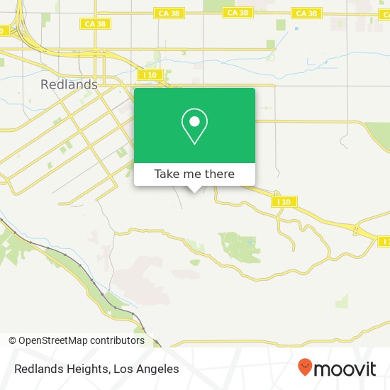 Redlands Heights map