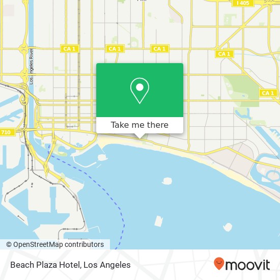 Beach Plaza Hotel map