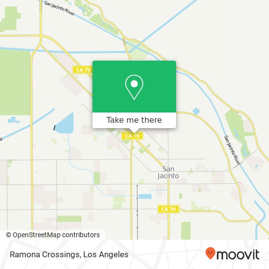 Ramona Crossings map