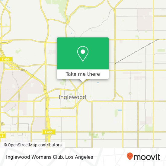 Mapa de Inglewood Womans Club