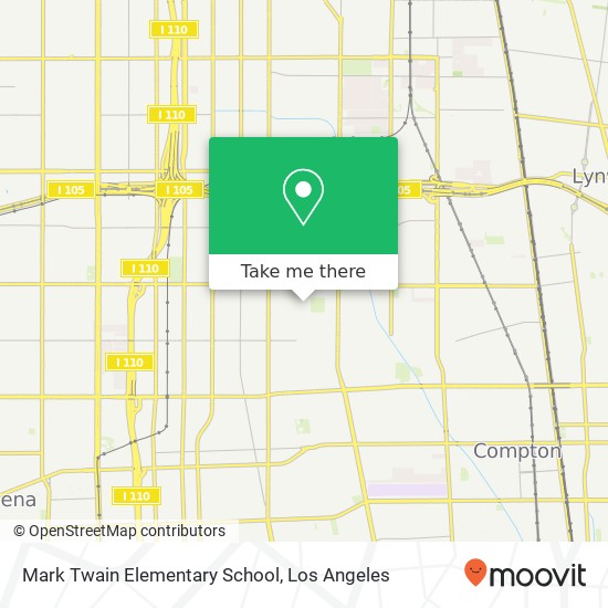 Mark Twain Elementary School map