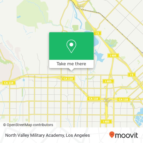 Mapa de North Valley Military Academy