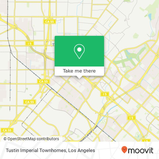 Tustin Imperial Townhomes map
