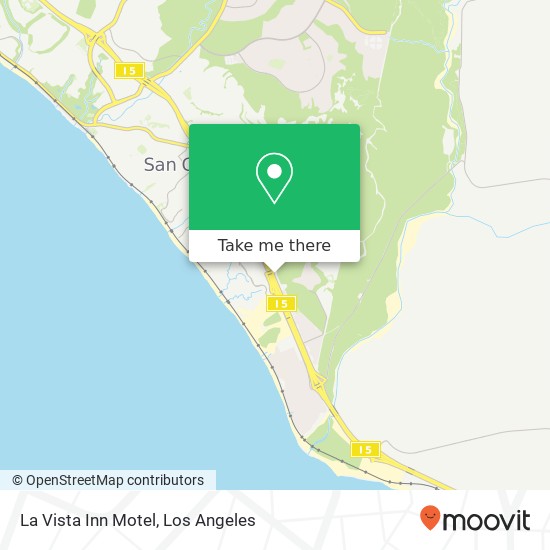 Mapa de La Vista Inn Motel