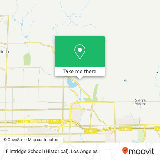 Flintridge School (Historical) map