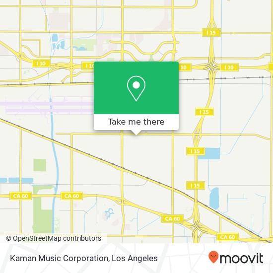 Kaman Music Corporation map