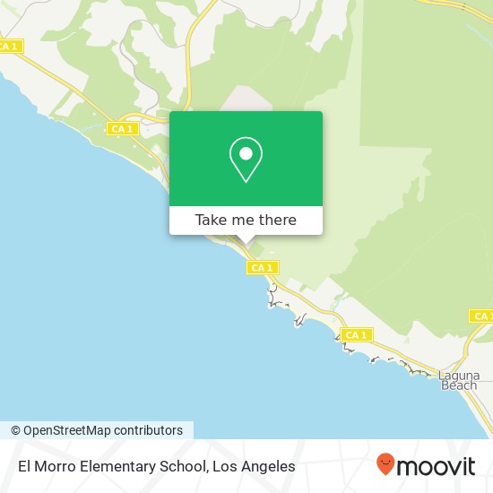 El Morro Elementary School map