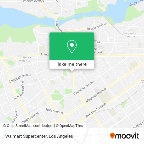 Walmart Supercenter map