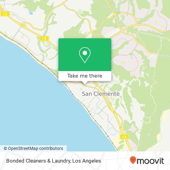 Mapa de Bonded Cleaners & Laundry