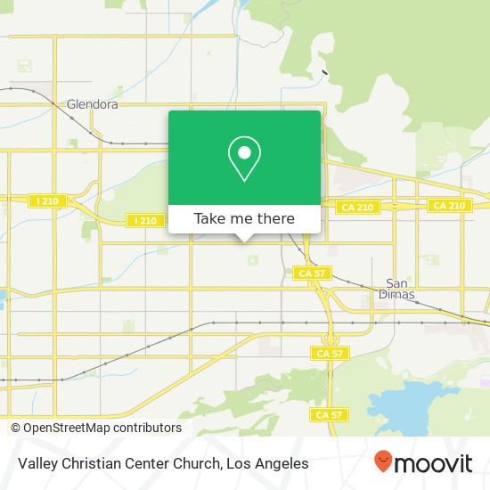Mapa de Valley Christian Center Church