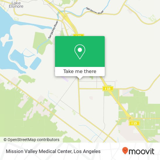 Mapa de Mission Valley Medical Center