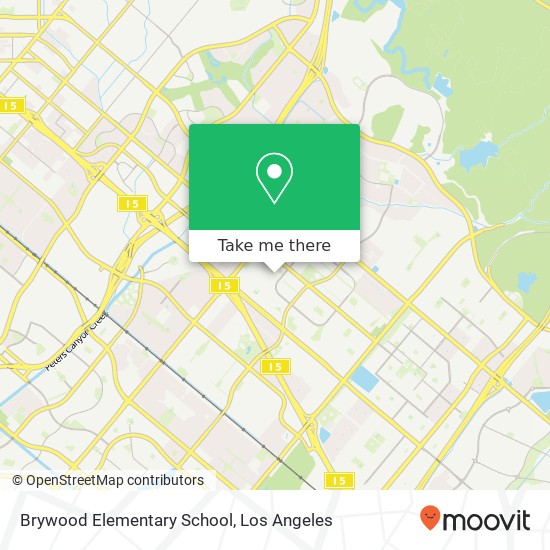 Brywood Elementary School map
