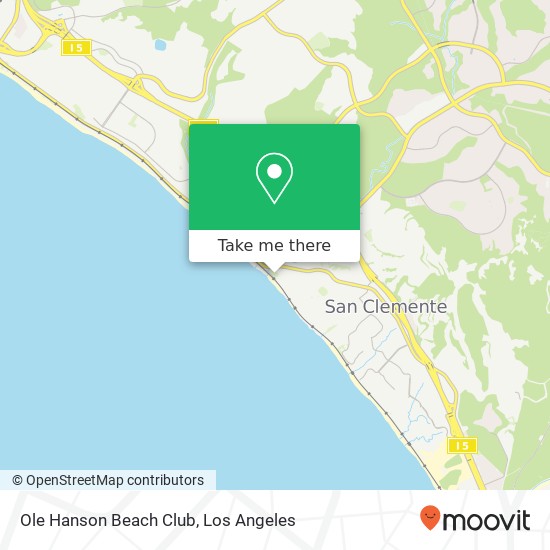 Ole Hanson Beach Club map
