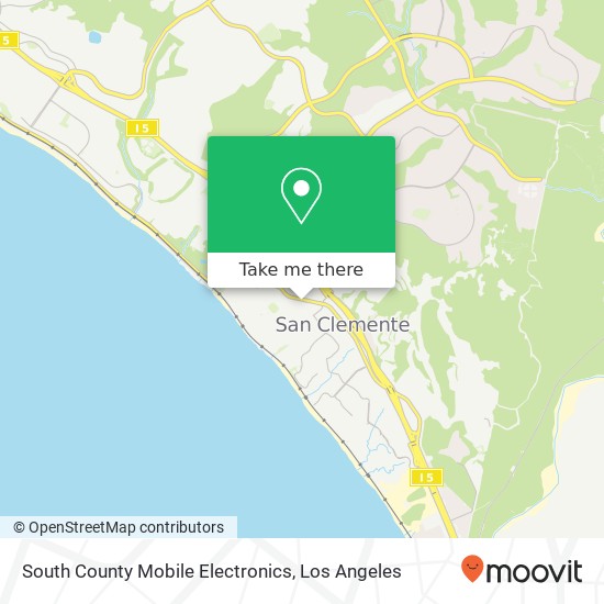 Mapa de South County Mobile Electronics