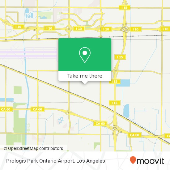 Mapa de Prologis Park Ontario Airport