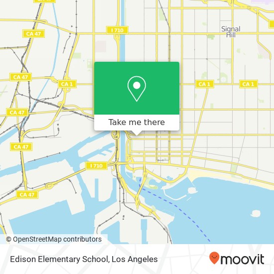 Edison Elementary School map