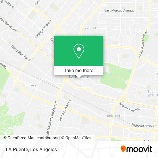 LA Puente map