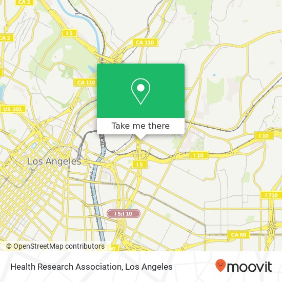 Mapa de Health Research Association