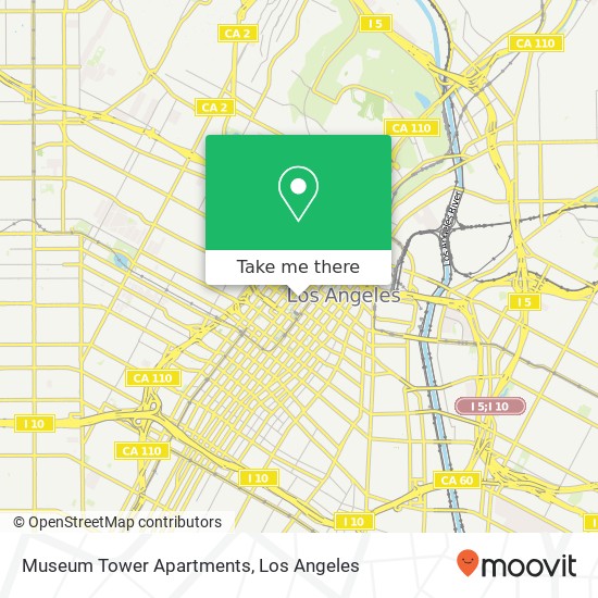 Museum Tower Apartments map