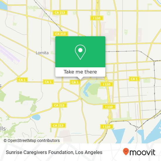 Sunrise Caregivers Foundation map