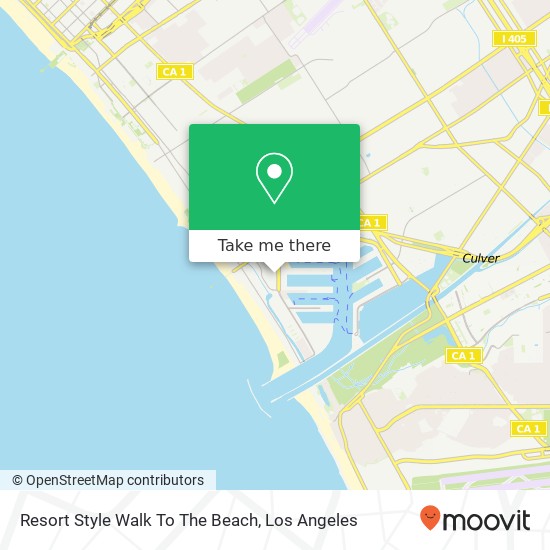Resort Style Walk To The Beach map