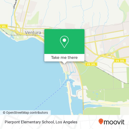 Mapa de Pierpont Elementary School