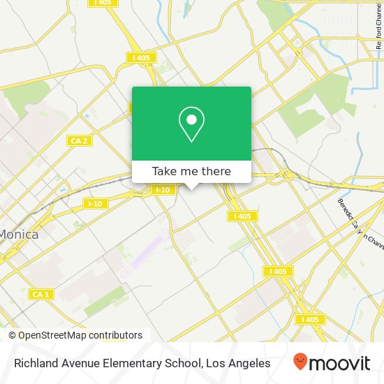 Richland Avenue Elementary School map