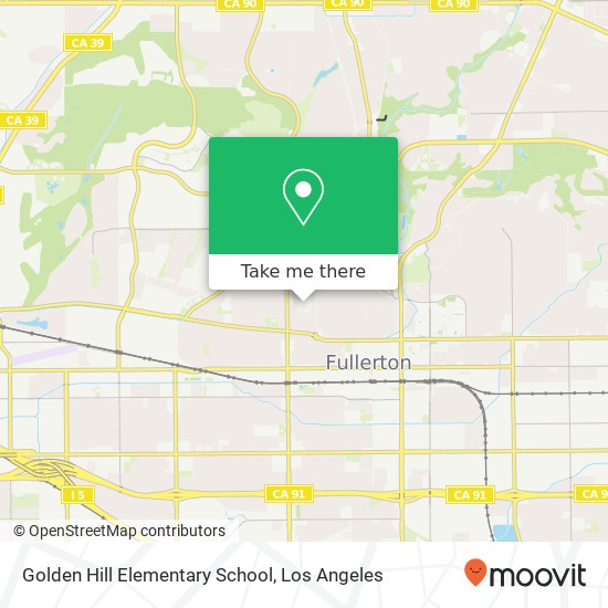 Mapa de Golden Hill Elementary School