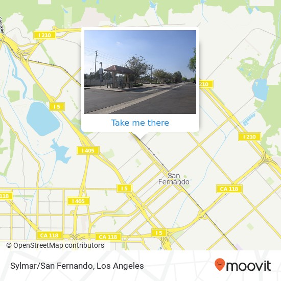 Sylmar/San Fernando map