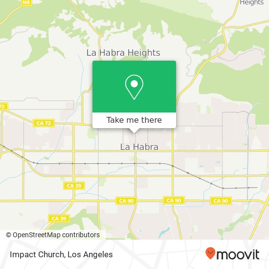 Mapa de Impact Church